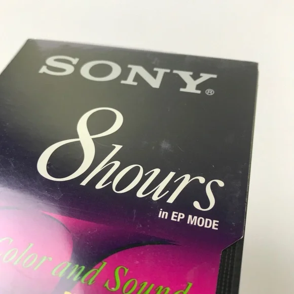 Sealed Sony T-160VE Premium Grade Blank VHS Tapes Made in USA 8 Hour Lot of 3 - Picture 14 of 14